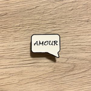 Amour Enamel Pin
